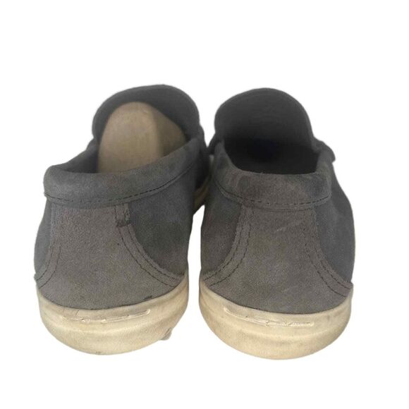 Johnston & Murphy Men\'s Penny Loafers 8.5 Boat Shoes Slip On Casual Suede Grey